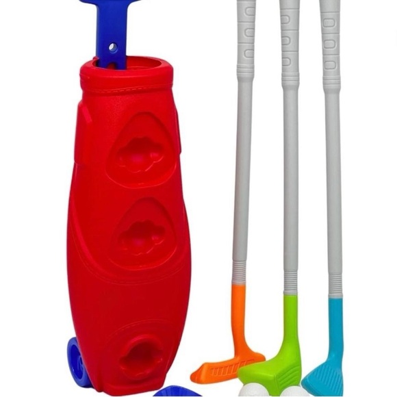 Play Day Jumbo Golf Caddy, 9 pieces Ages 3 and Up - Picture 2 of 7